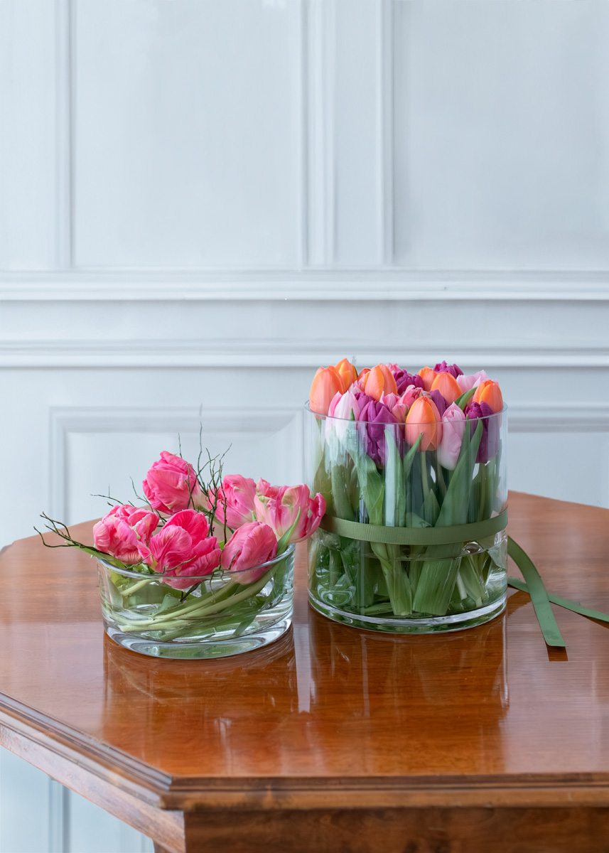 Tulpaner och Anemoner i glasvaser Inspiration Stående.jpg